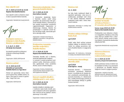 Program prireditev Leto generala Rudolfa Maistra (4)